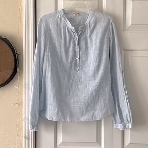 J. Crew Blue and White Tunic - Size 10